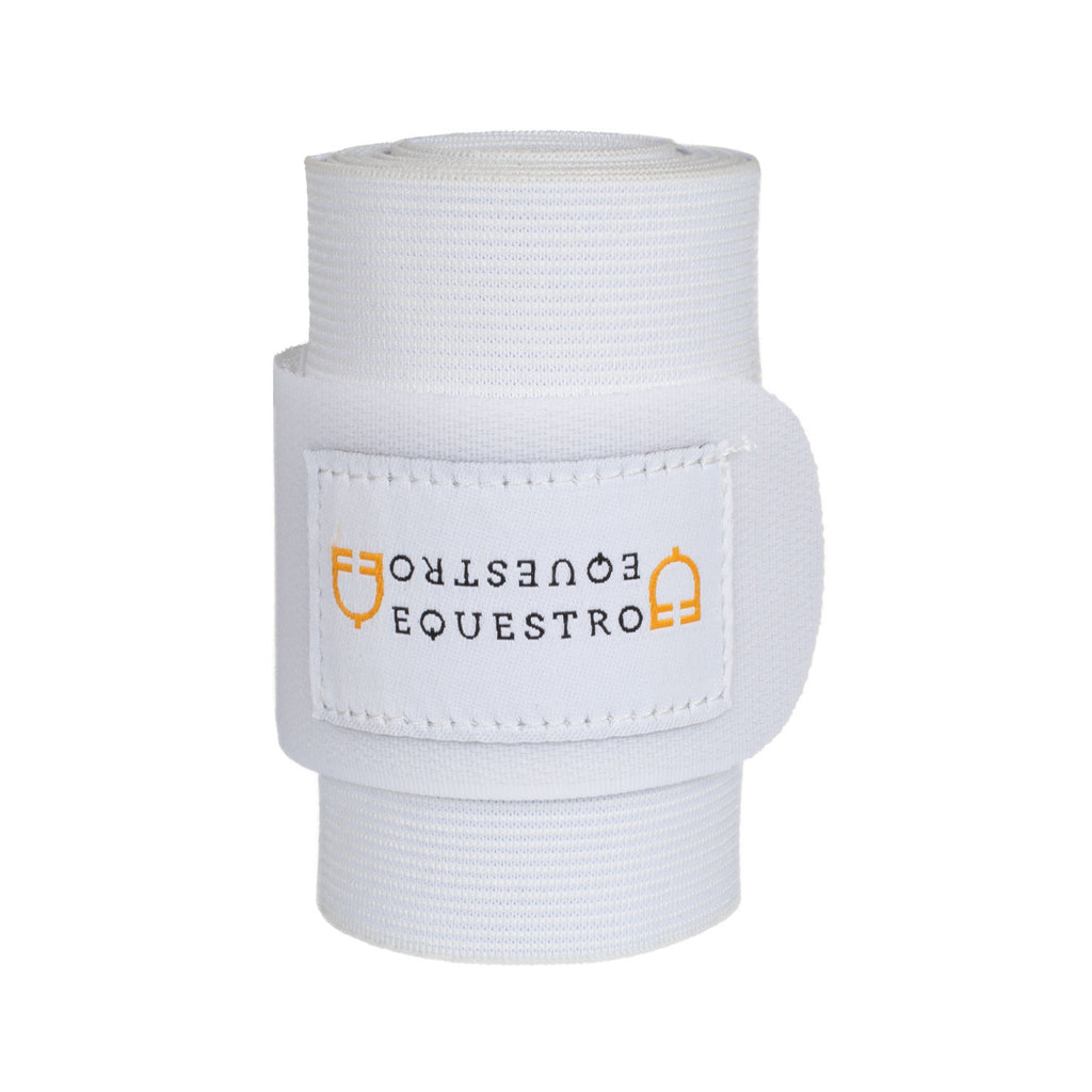Elastic bandages with hook-and-loop fastening