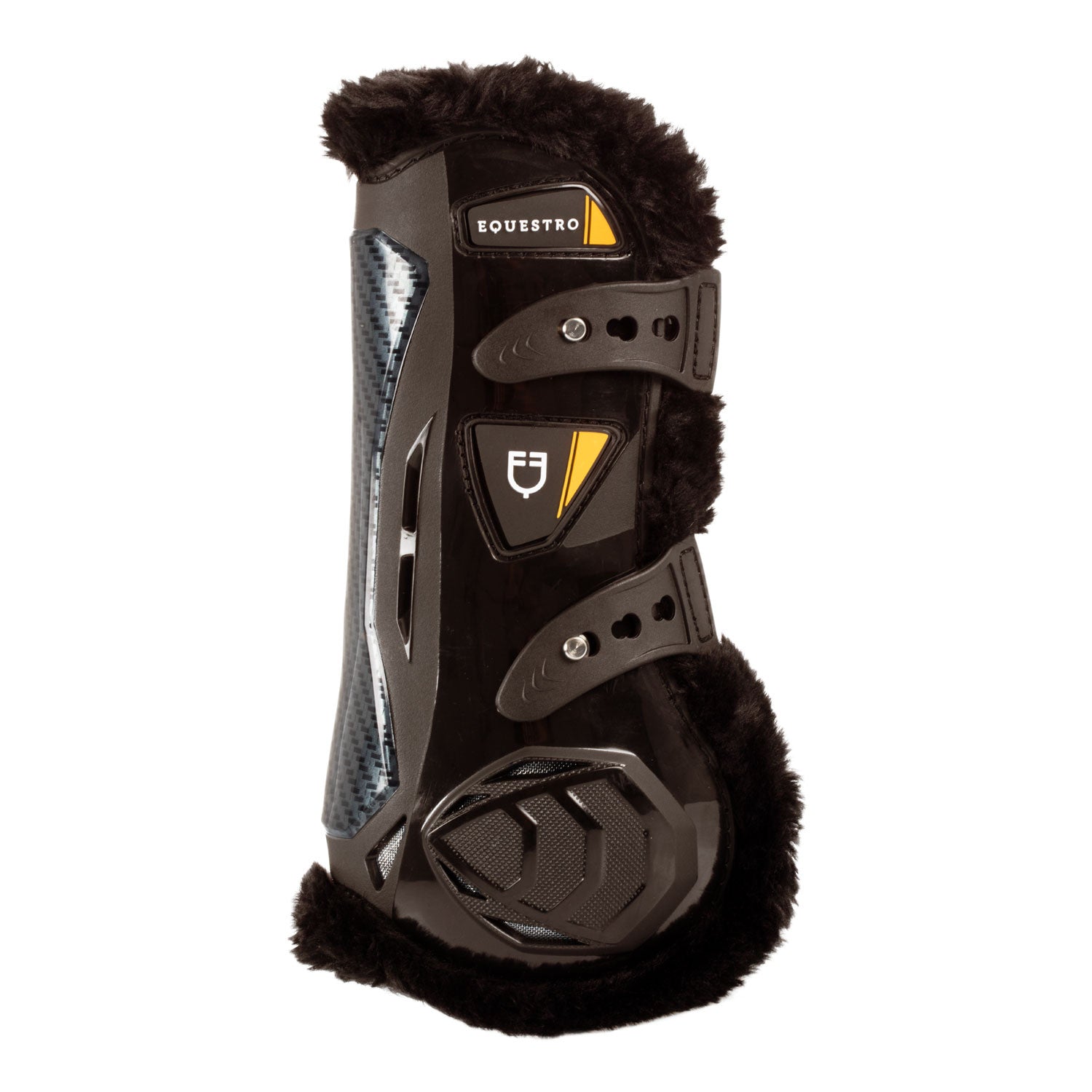 Equestro Spider Man anatomical tendon boots with synthetic sheepskin