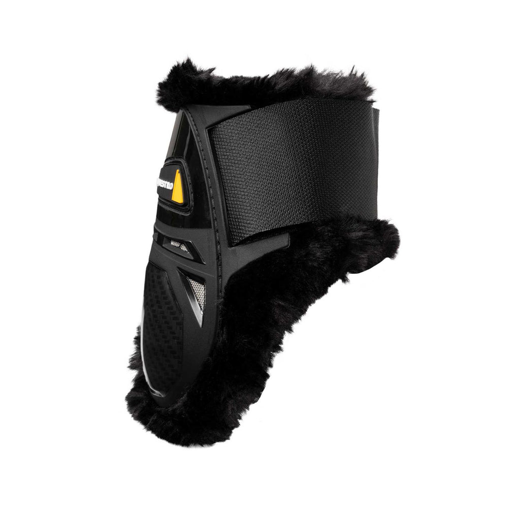 Spider Man fetlock boots with synthetic sheepskin