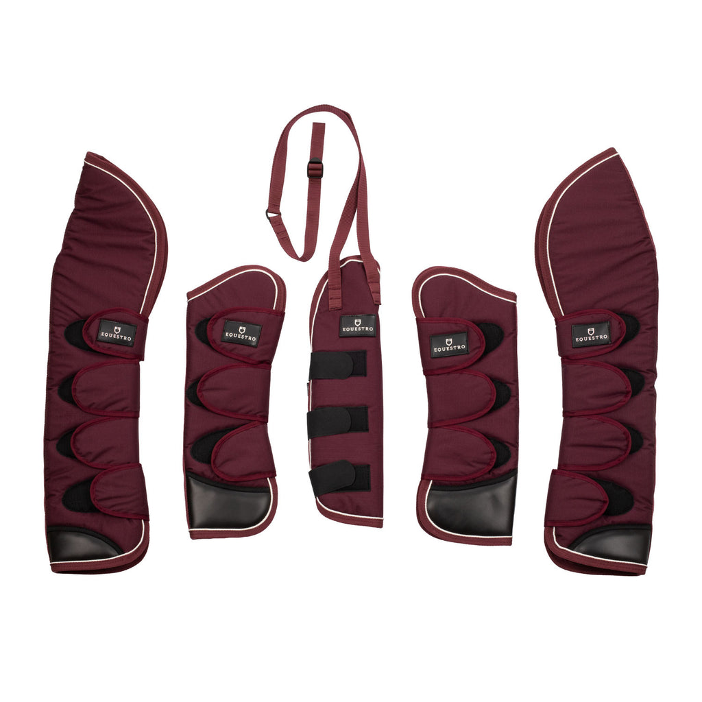 Equestro Travelling boots set and tail guard with rubber patch