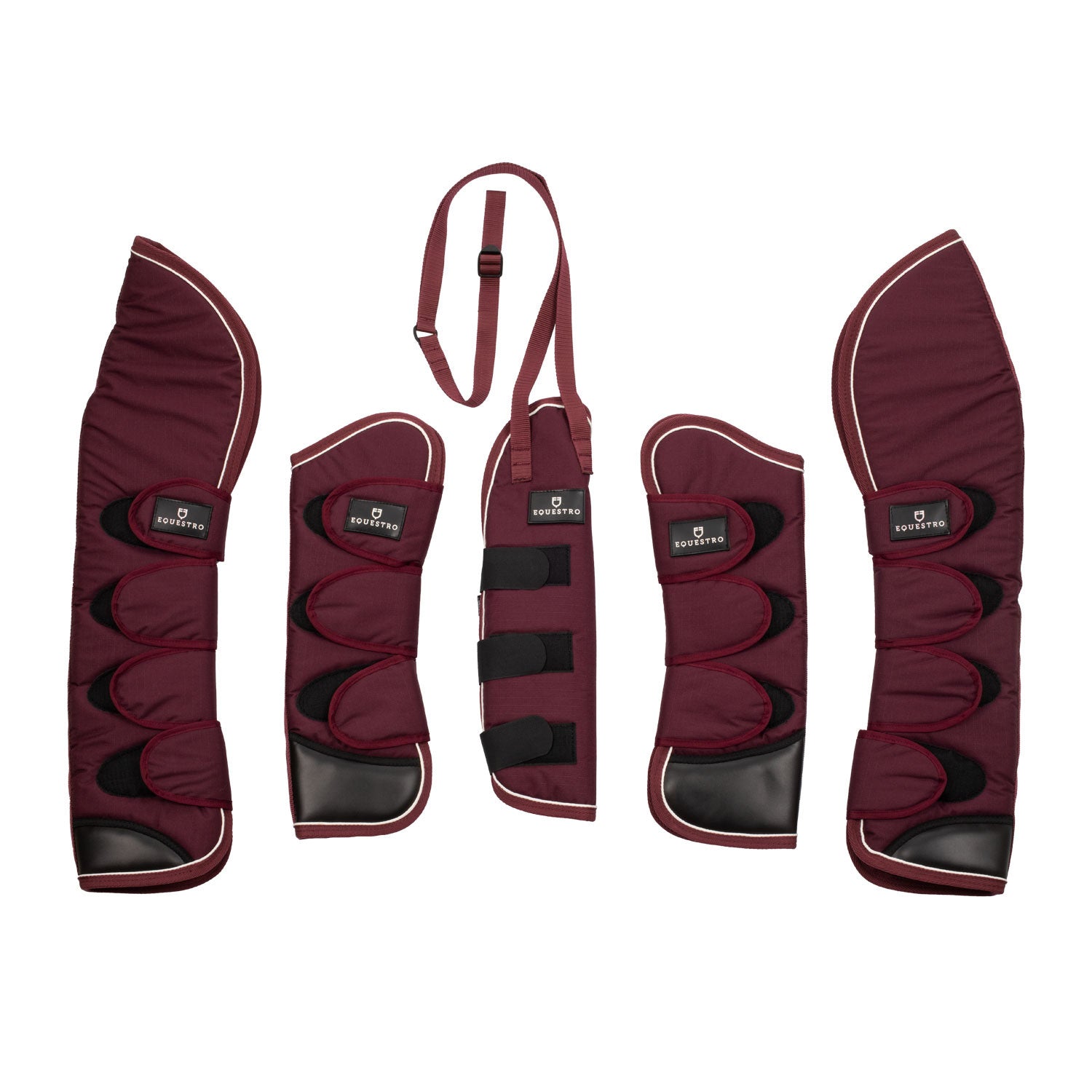 Equestro Travelling boots set and tail guard with rubber patch