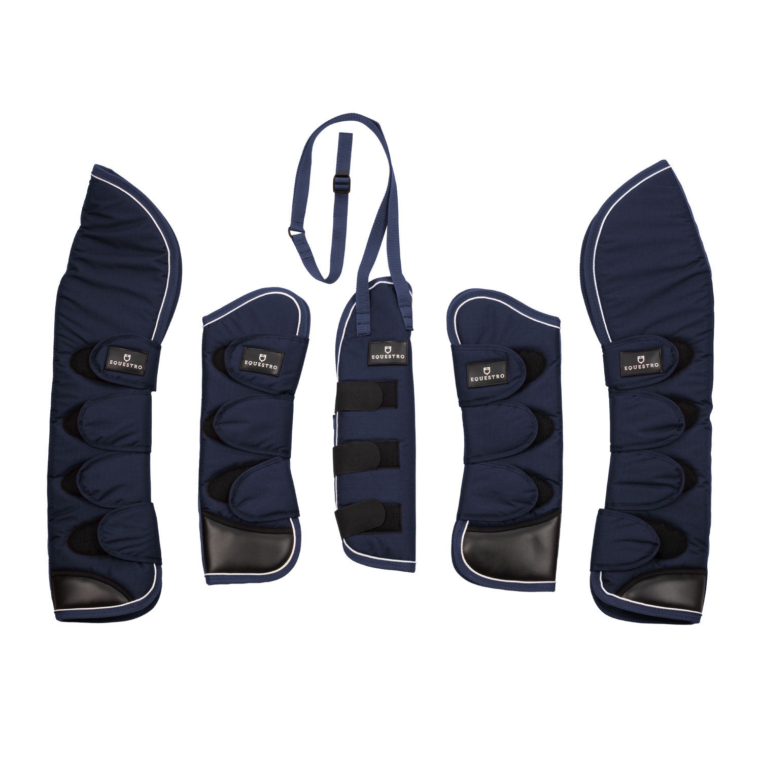 Equestro Travelling boots set and tail guard with rubber patch