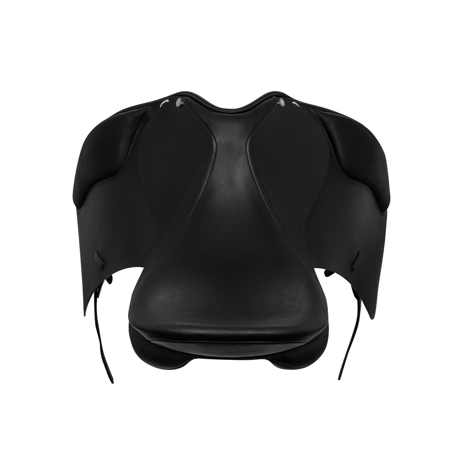 Dressage saddle with long blocks