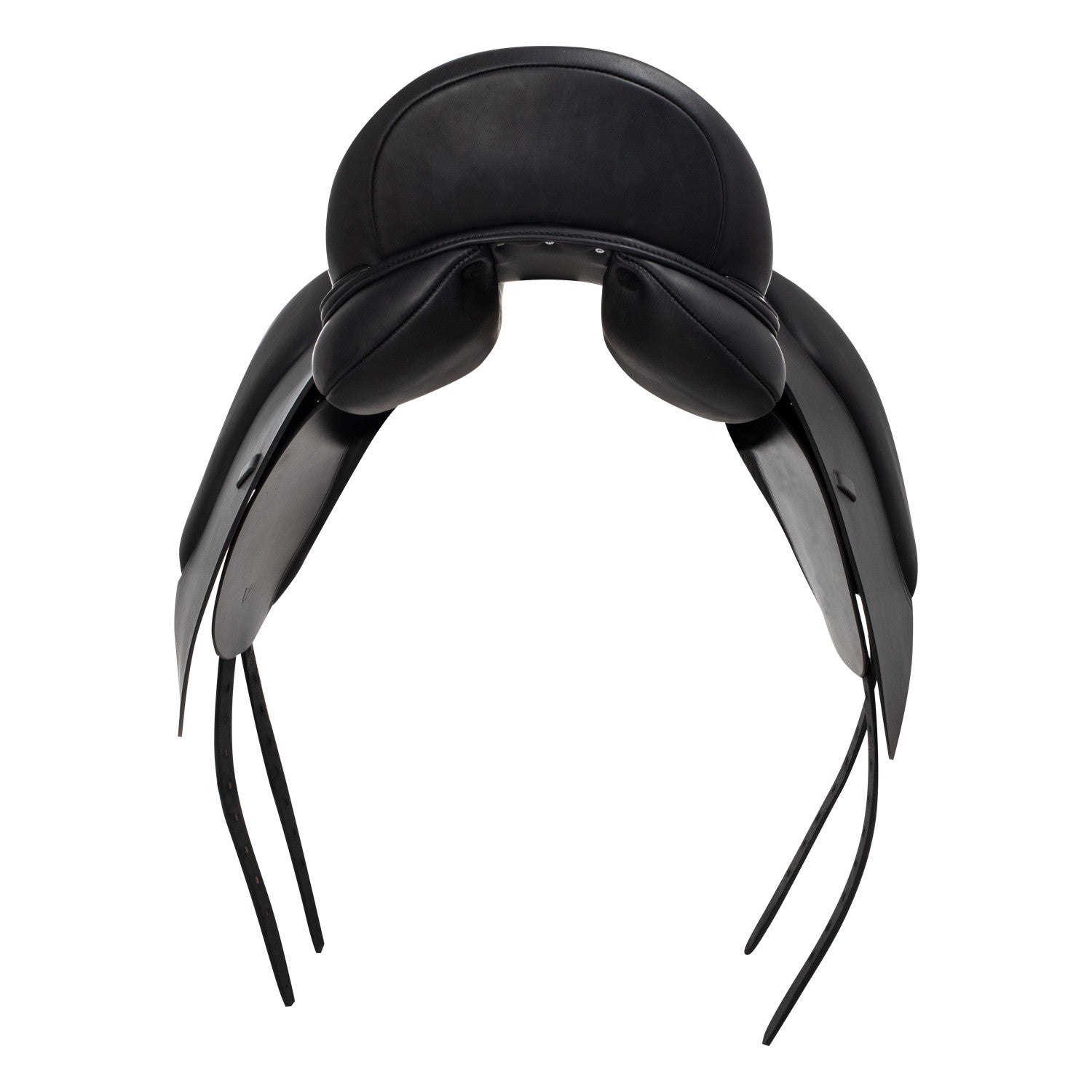 Dressage saddle with long blocks