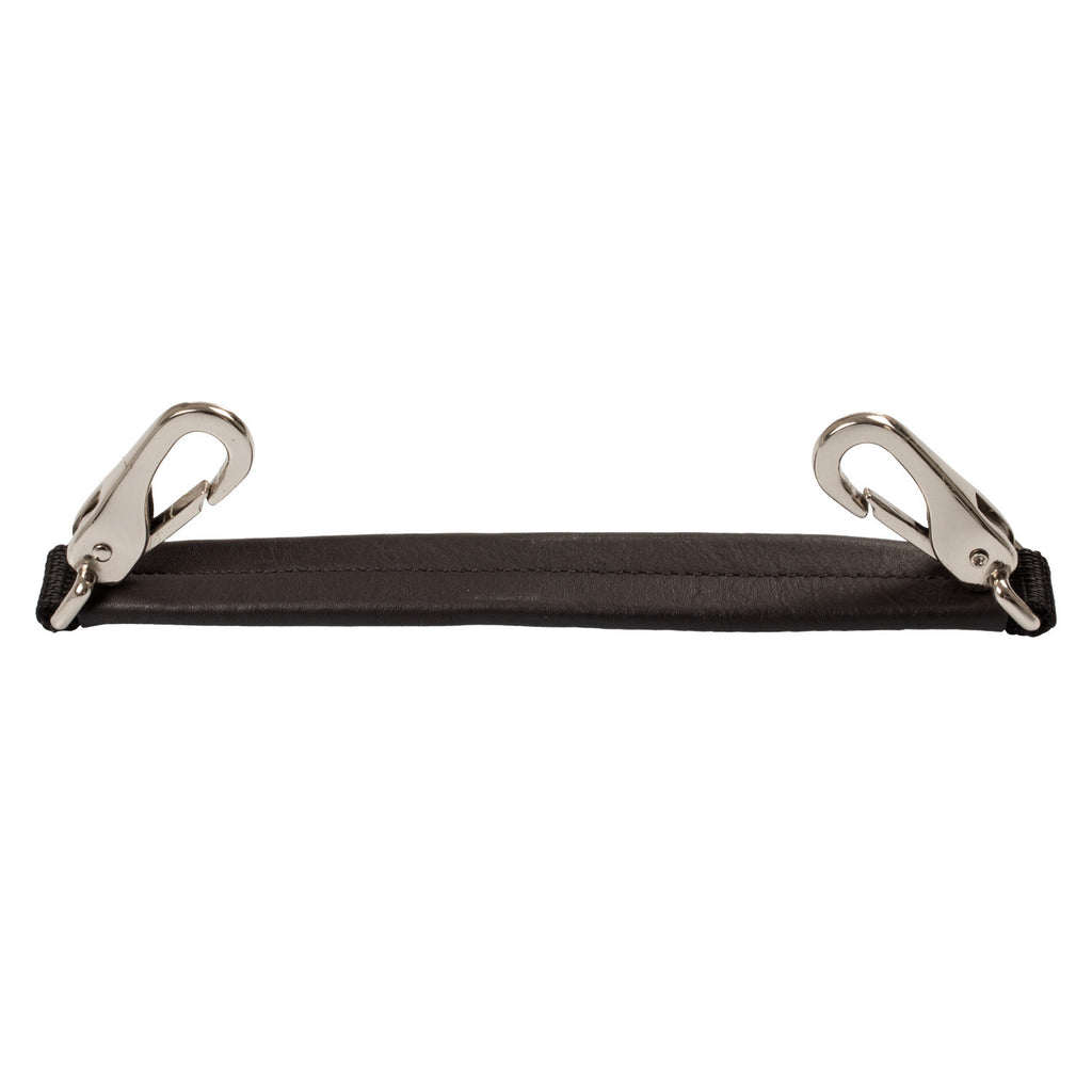 Leather strap for saddle