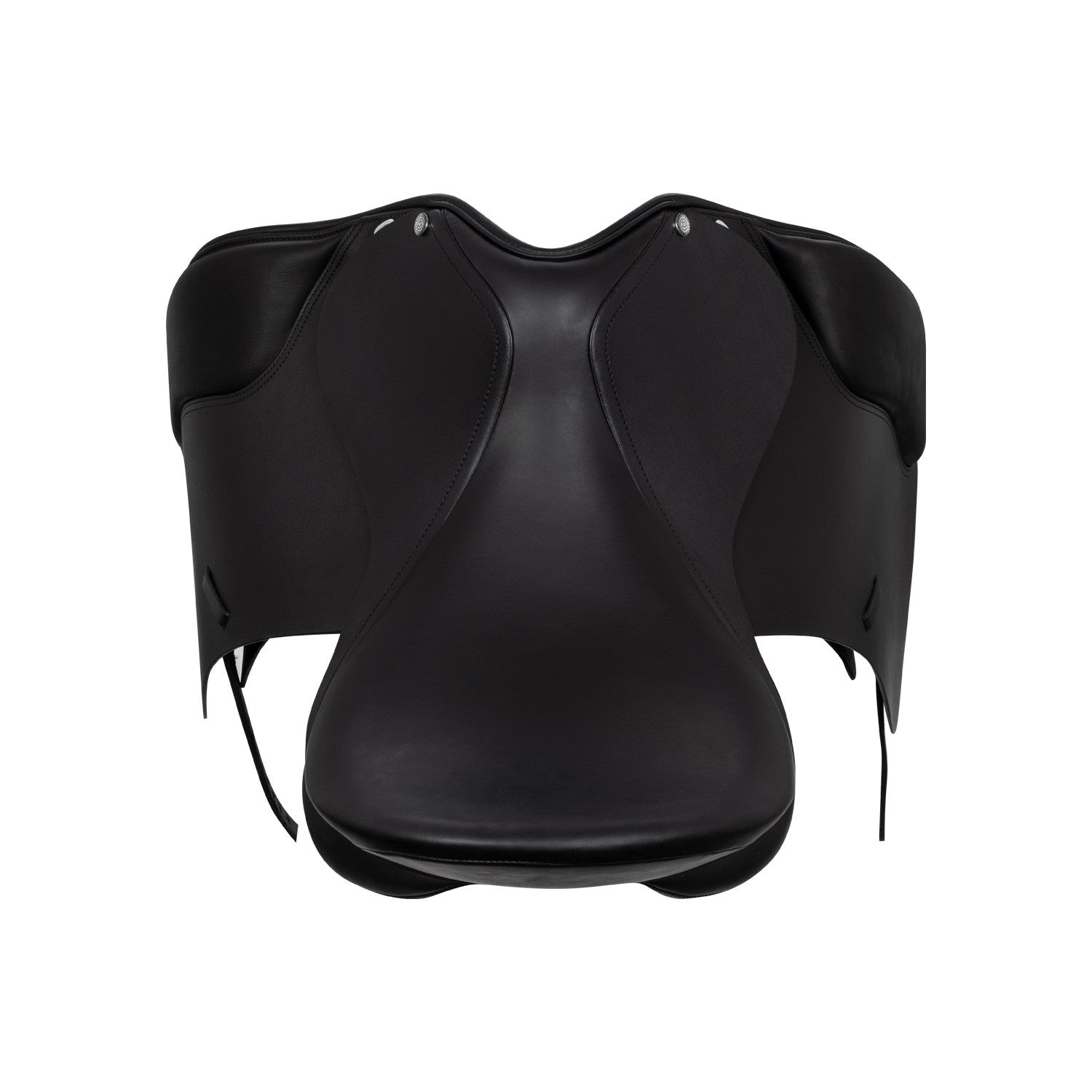 Dressage saddle with removable blocks