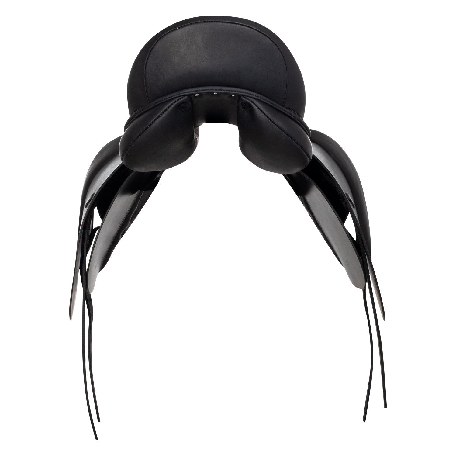 Dressage saddle with removable blocks