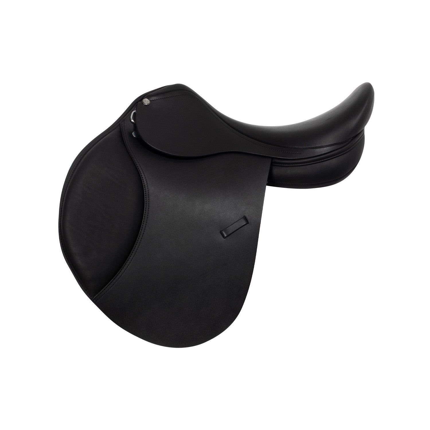 Leather eventing saddle