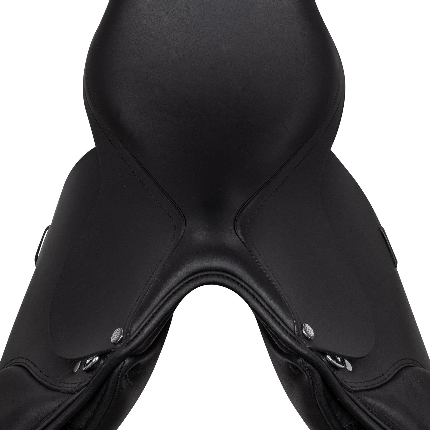 Leather eventing saddle