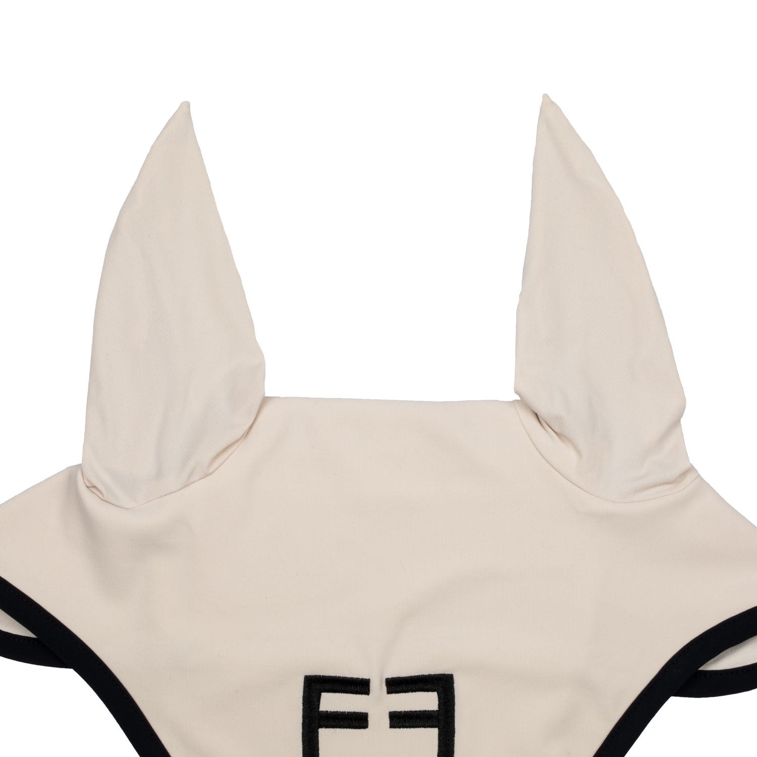 Black line edition fly veil in stretch material