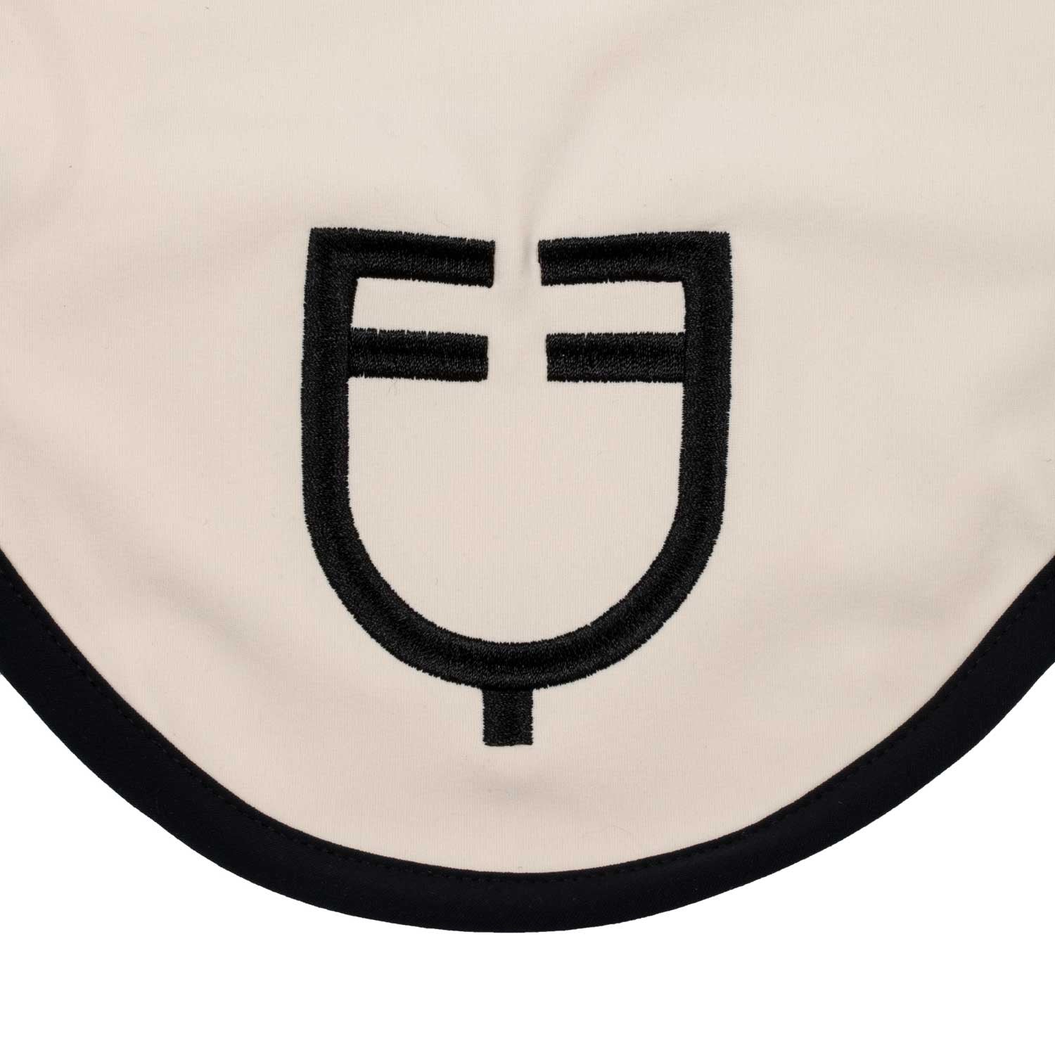Black line edition fly veil in stretch material