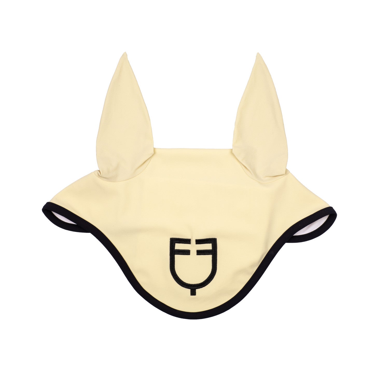 Equestro Black line edition fly veil in stretch material