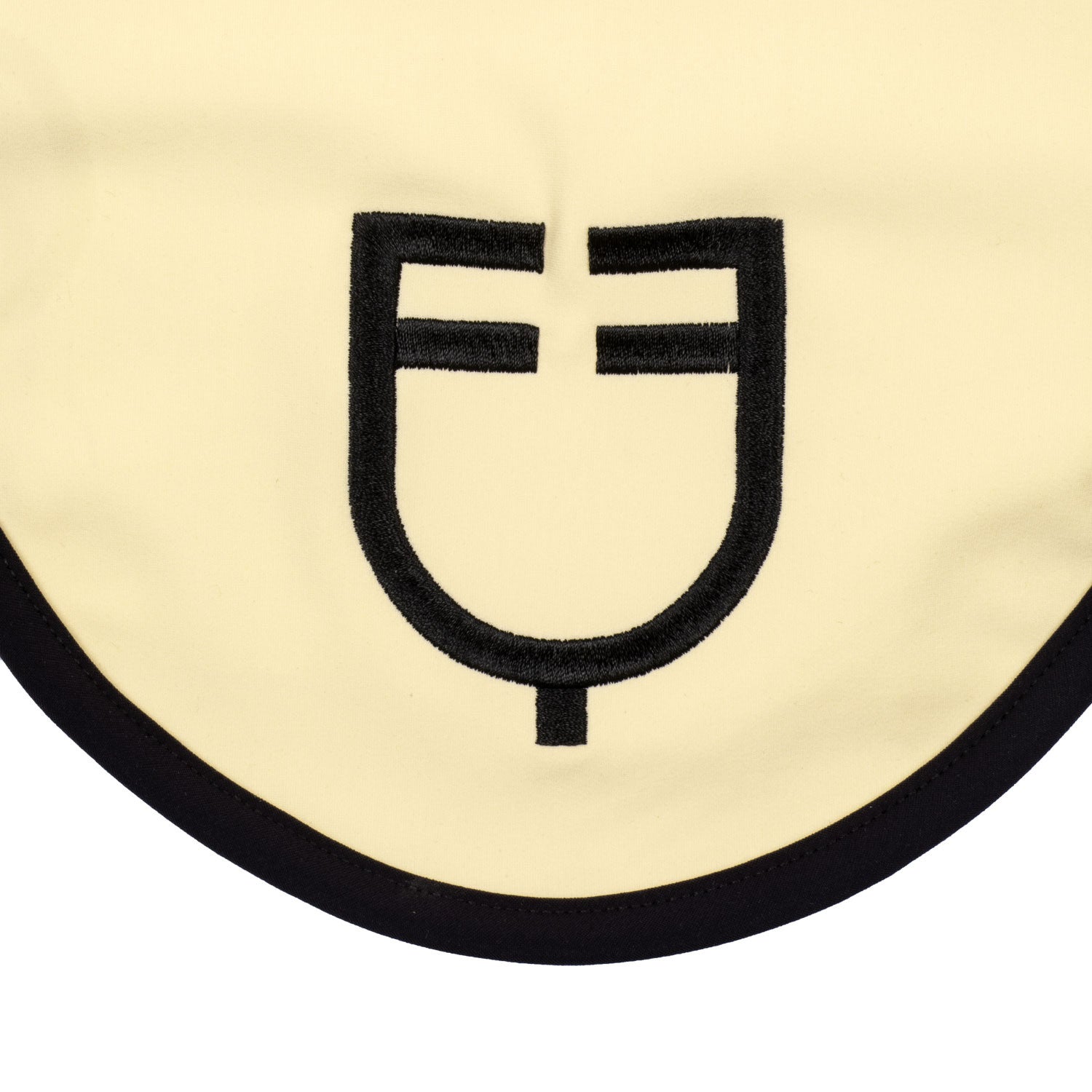 Black line edition fly veil in stretch material