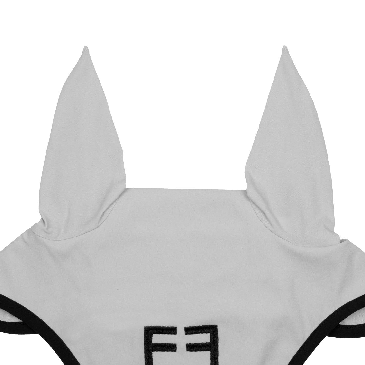 Black line edition fly veil in stretch material