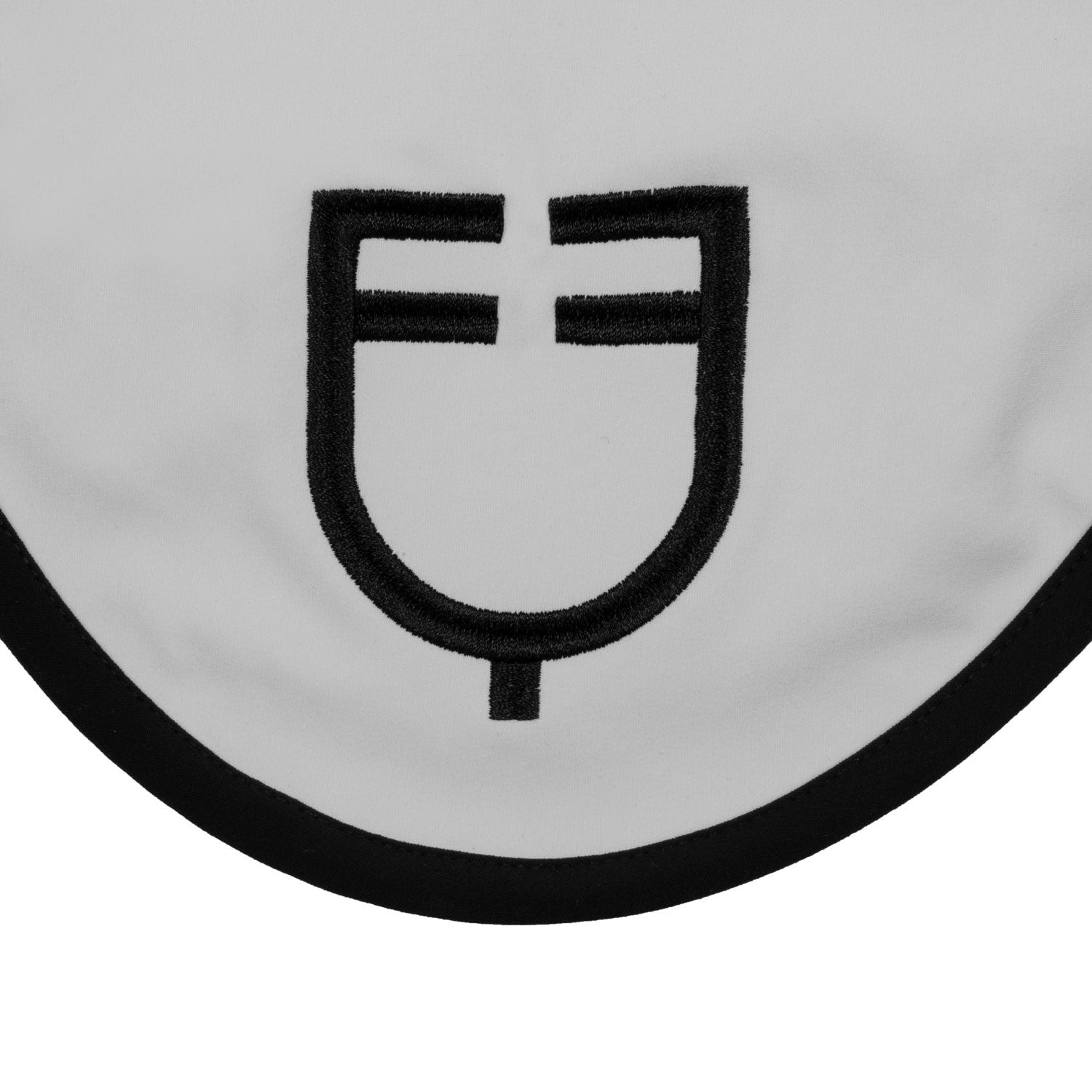 Black line edition fly veil in stretch material