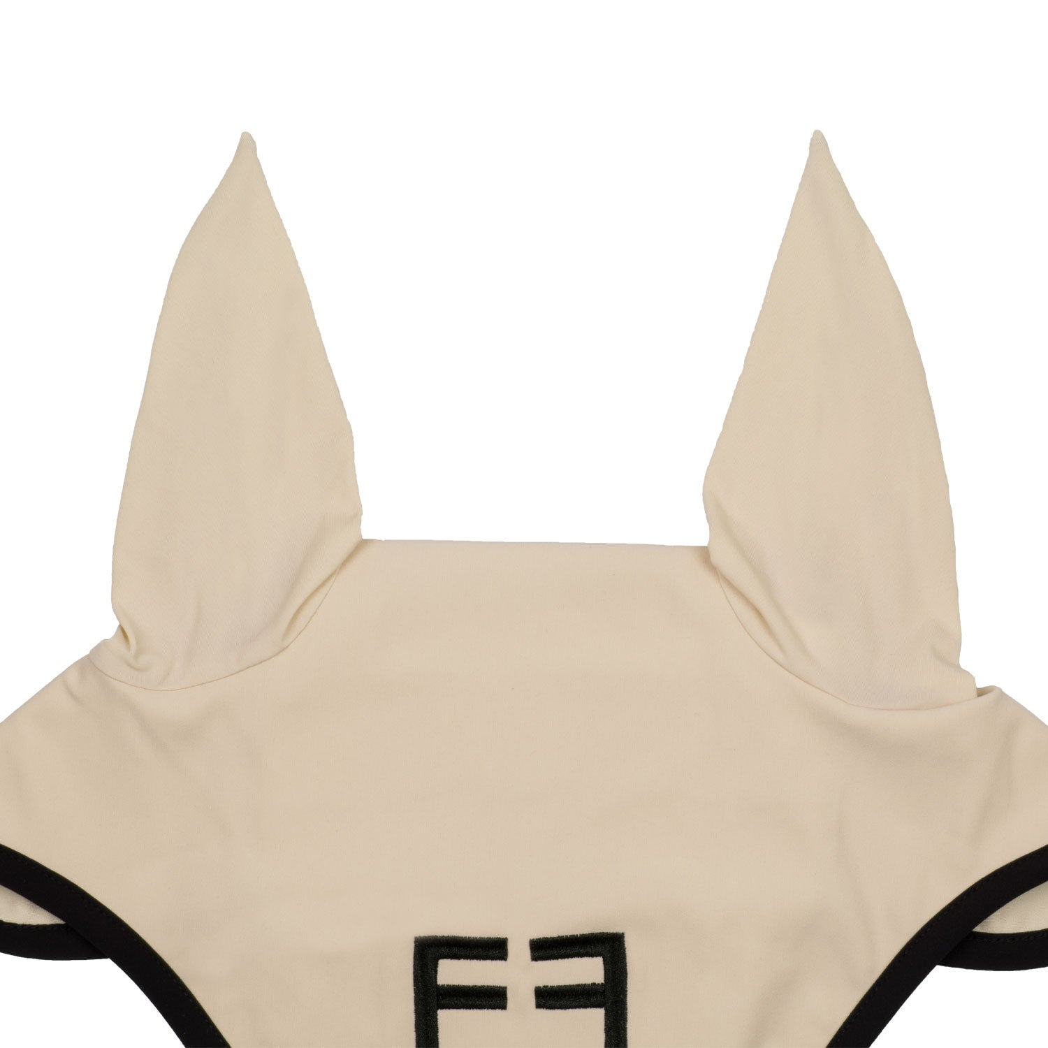 Black line edition fly veil in stretch material