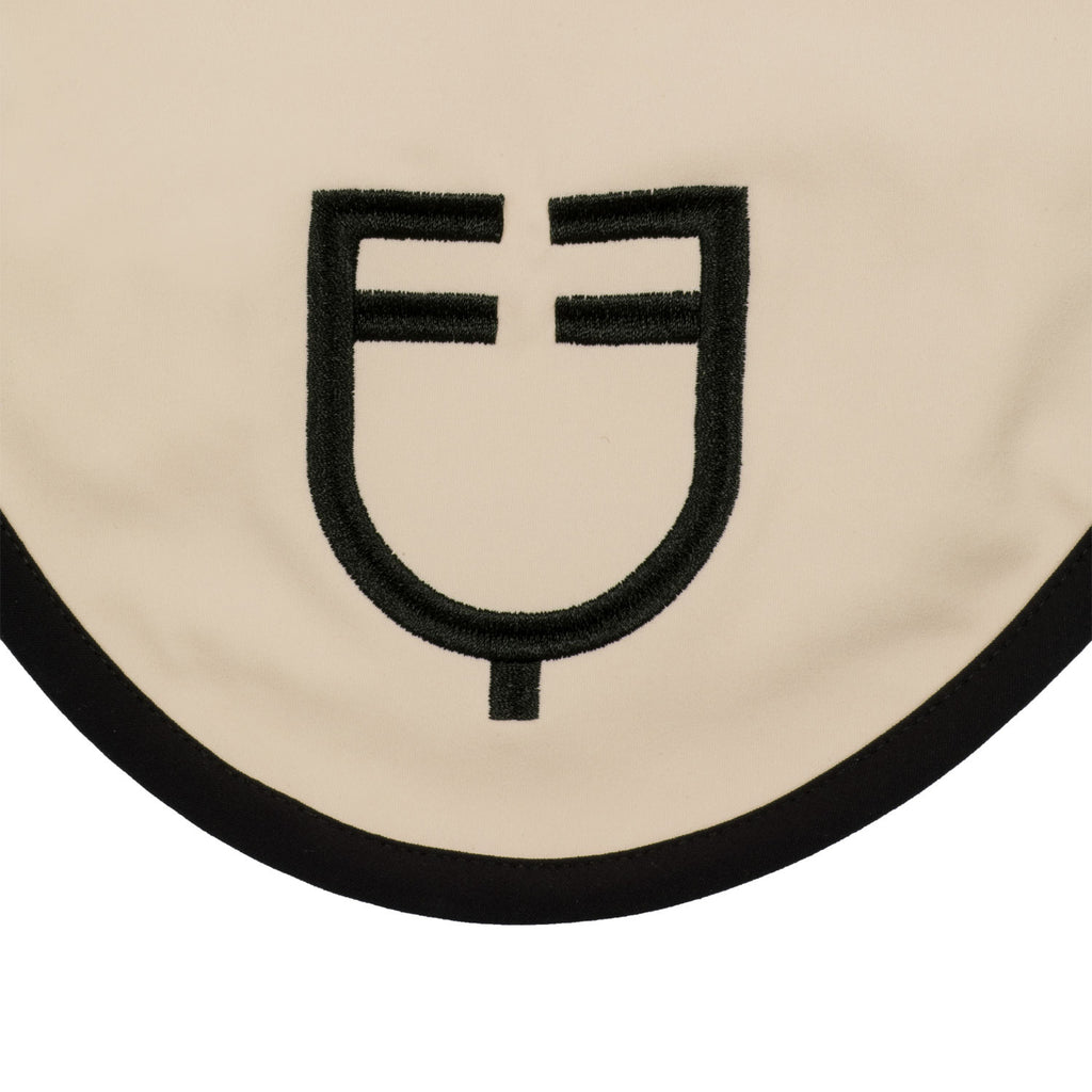 Black line edition fly veil in stretch material