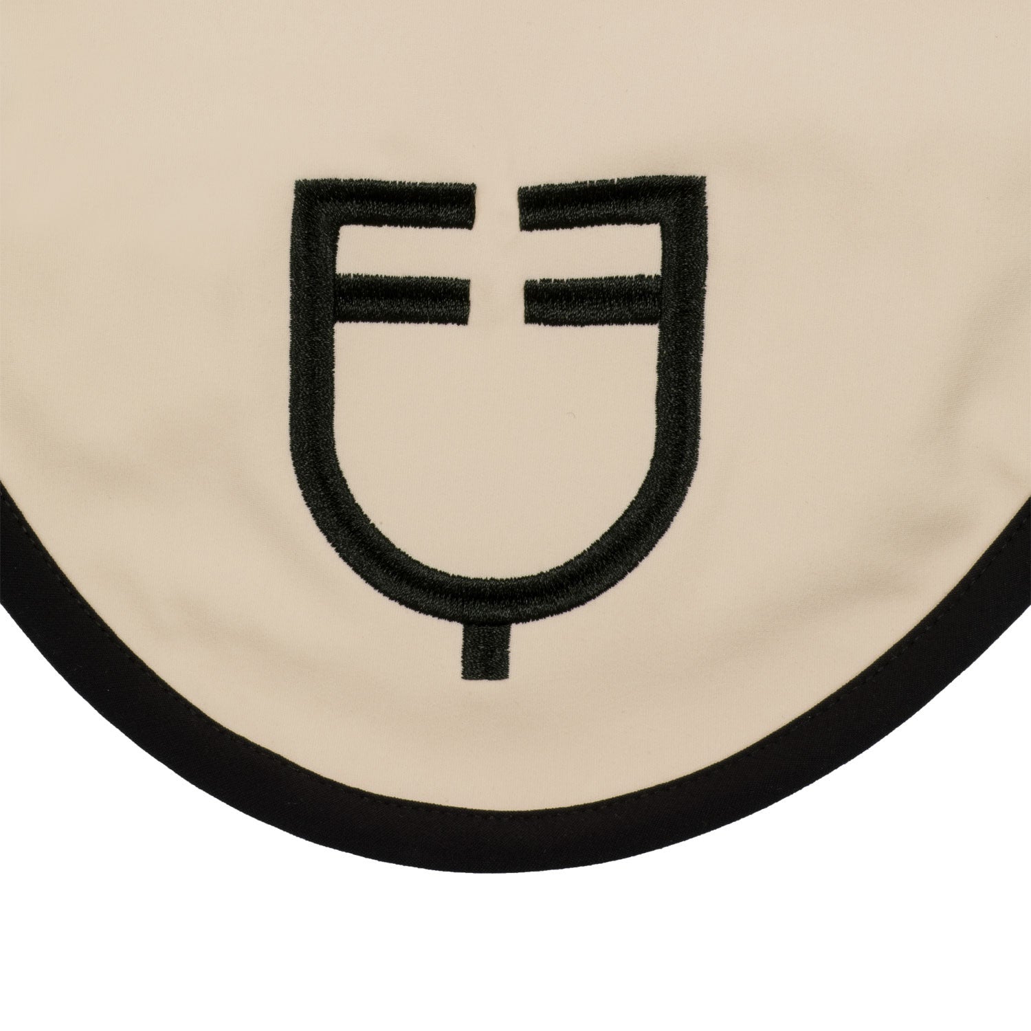 Black line edition fly veil in stretch material