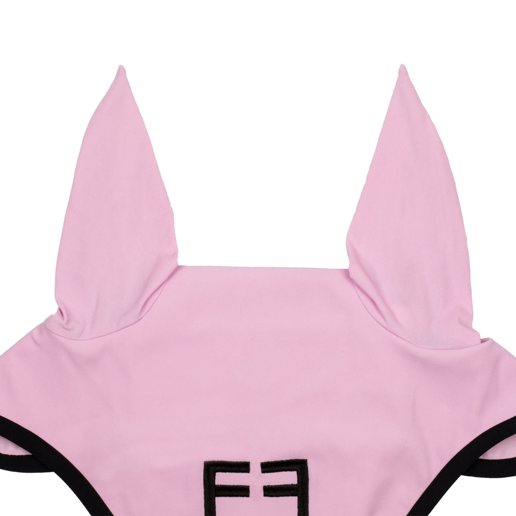 Black line edition fly veil in stretch material