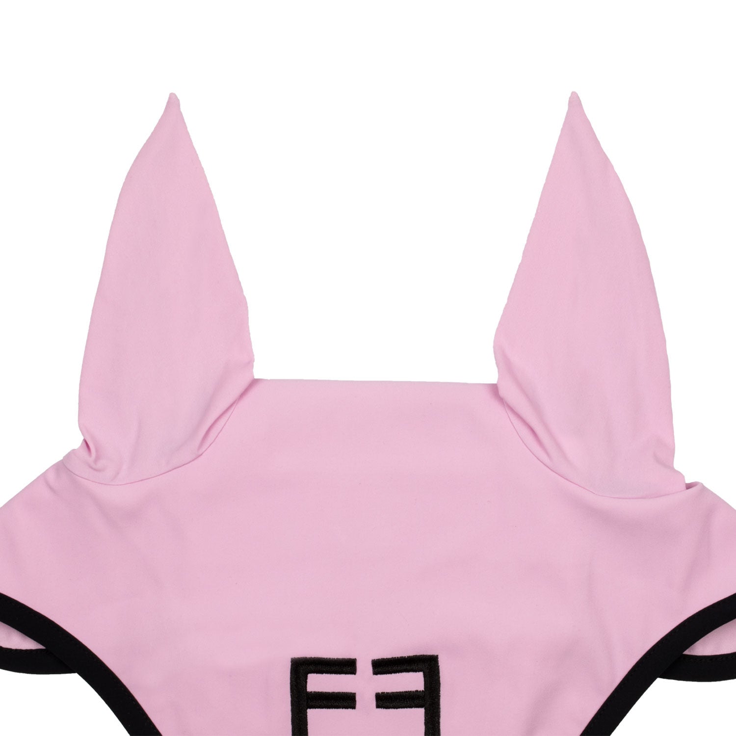 Black line edition fly veil in stretch material