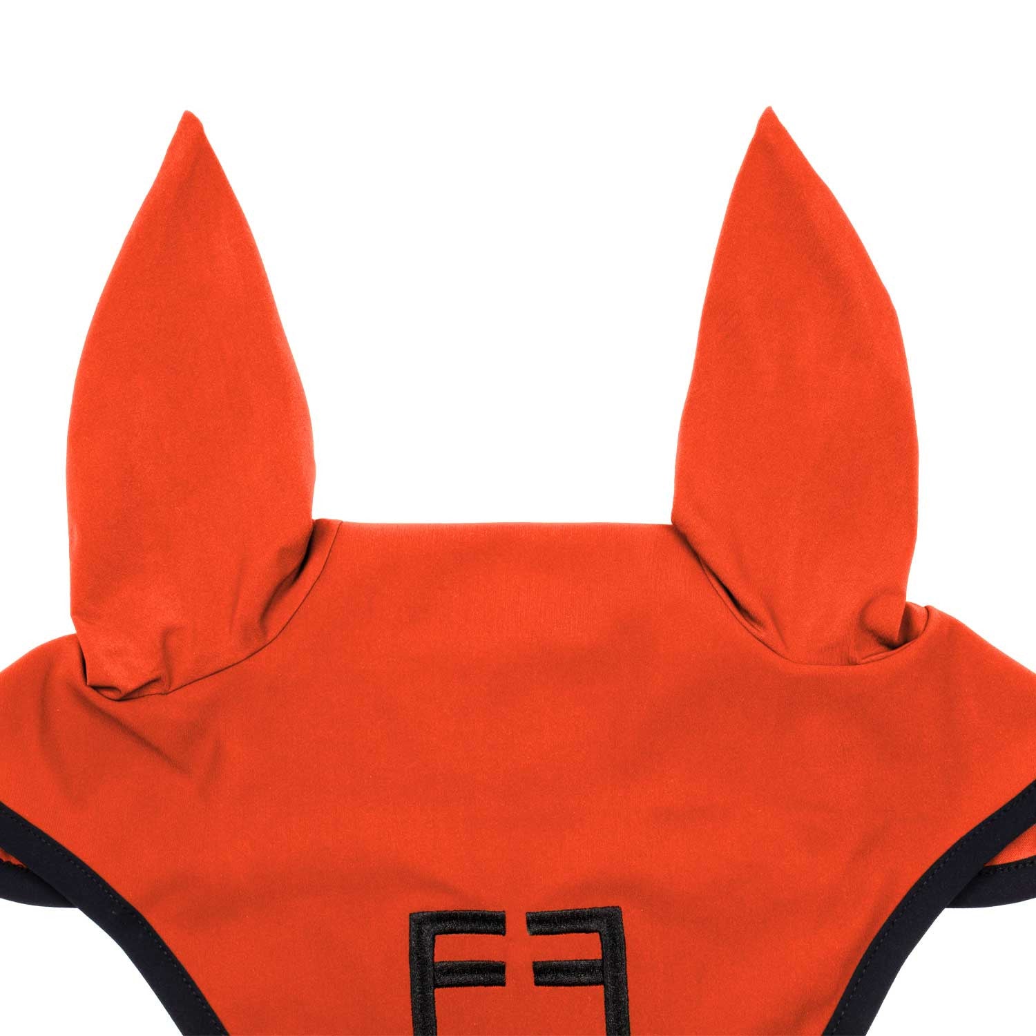 Black line edition fly veil in stretch material