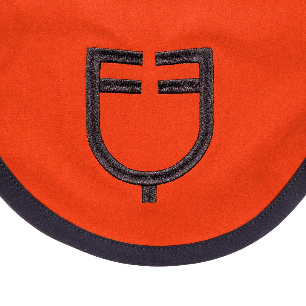 Black line edition fly veil in stretch material