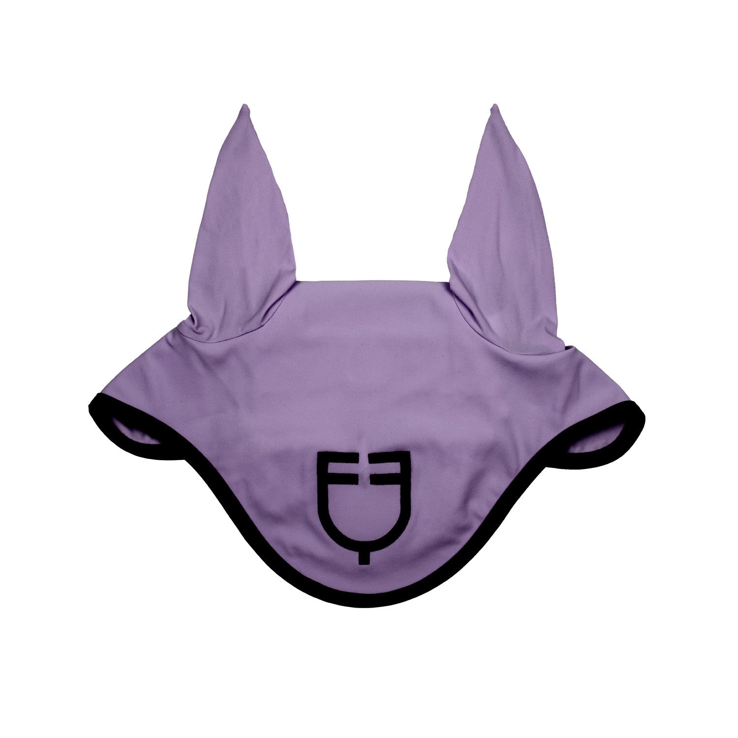 Equestro Black line edition fly veil in stretch material