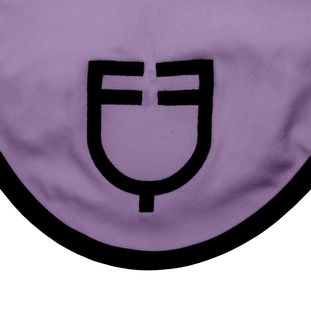 Black line edition fly veil in stretch material