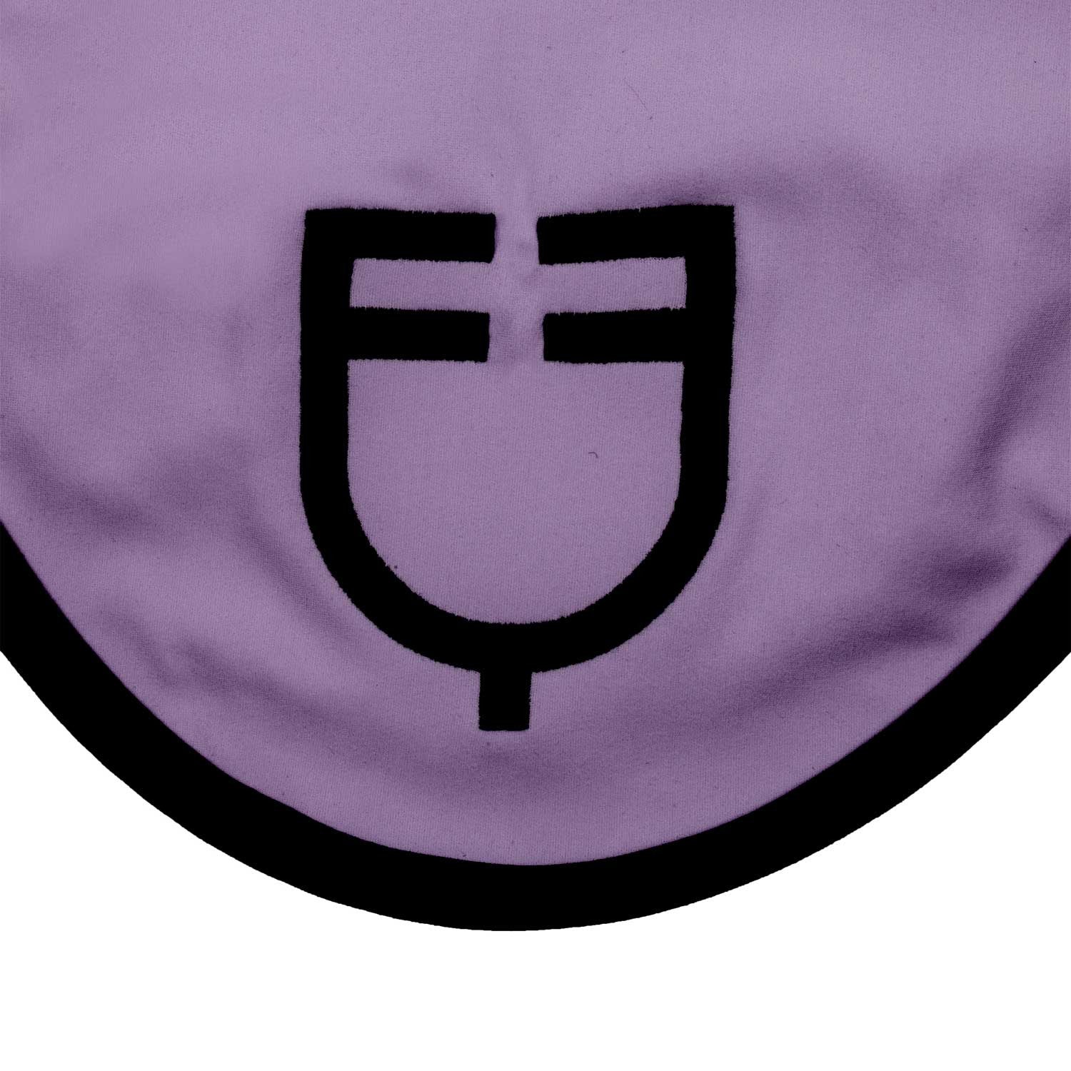 Black line edition fly veil in stretch material