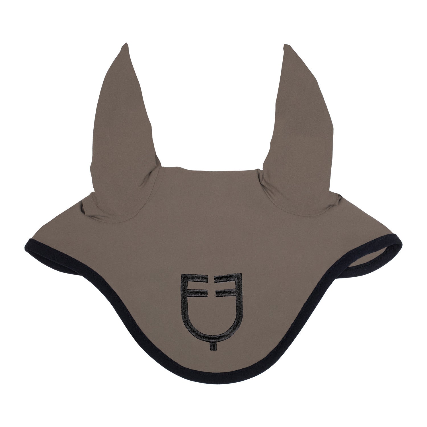 Equestro Black line edition fly veil in stretch material