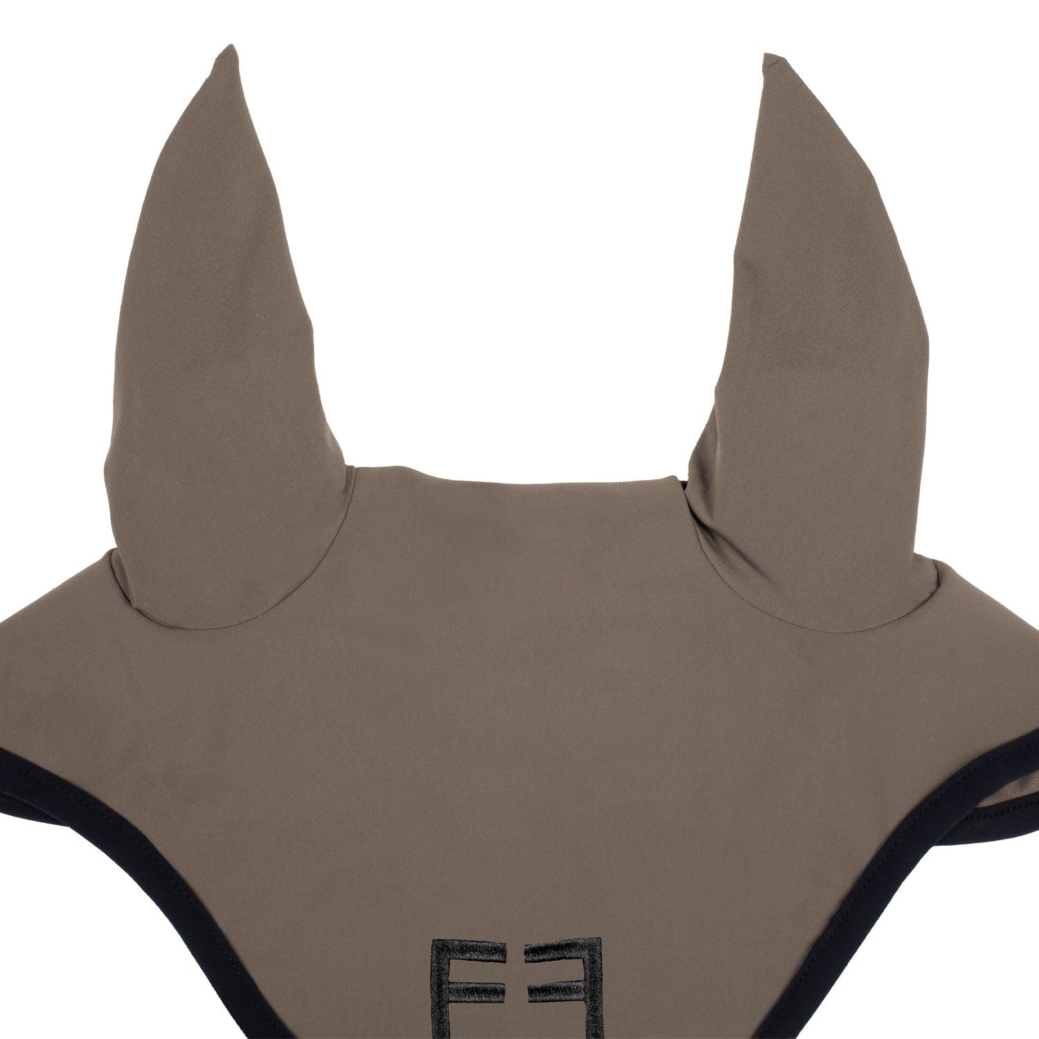 Black line edition fly veil in stretch material