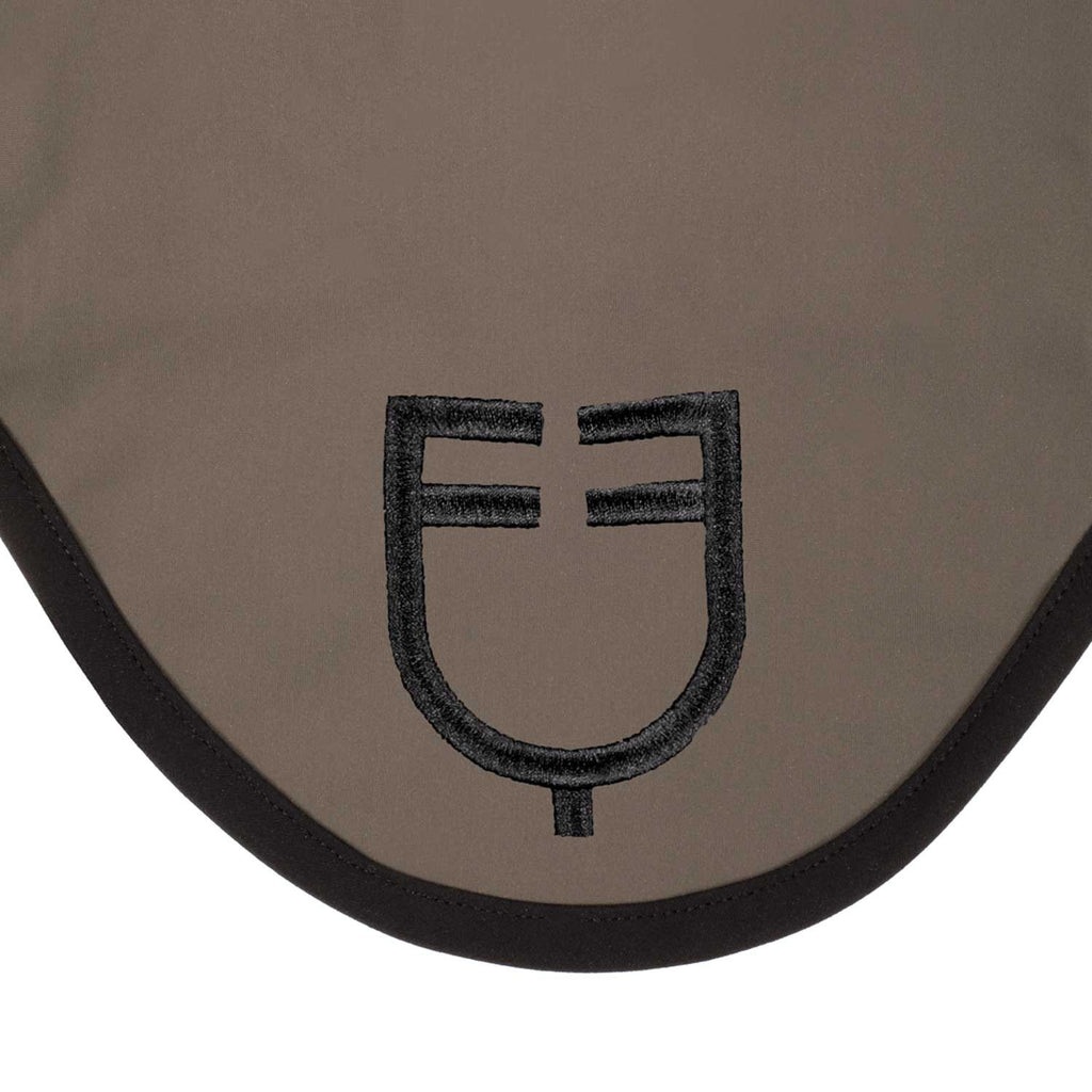 Black line edition fly veil in stretch material