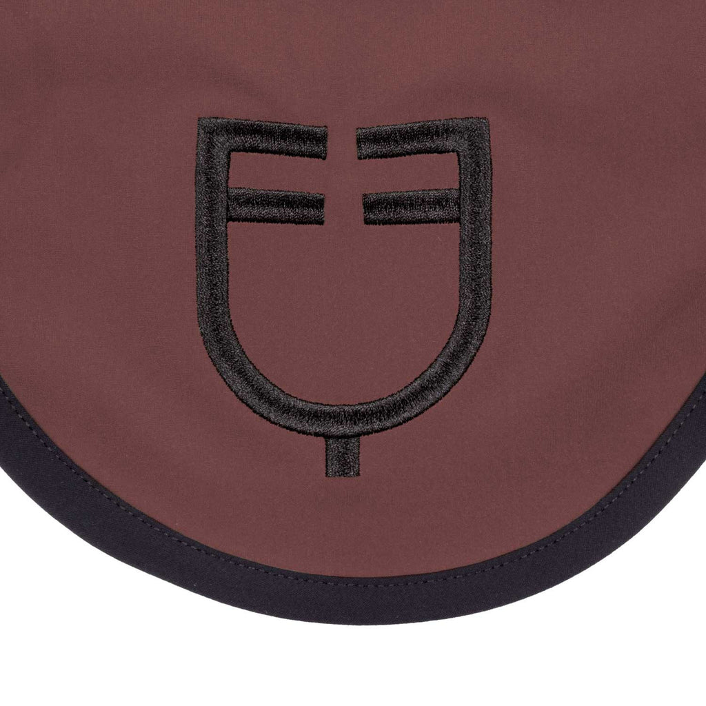 Black line edition fly veil in stretch material