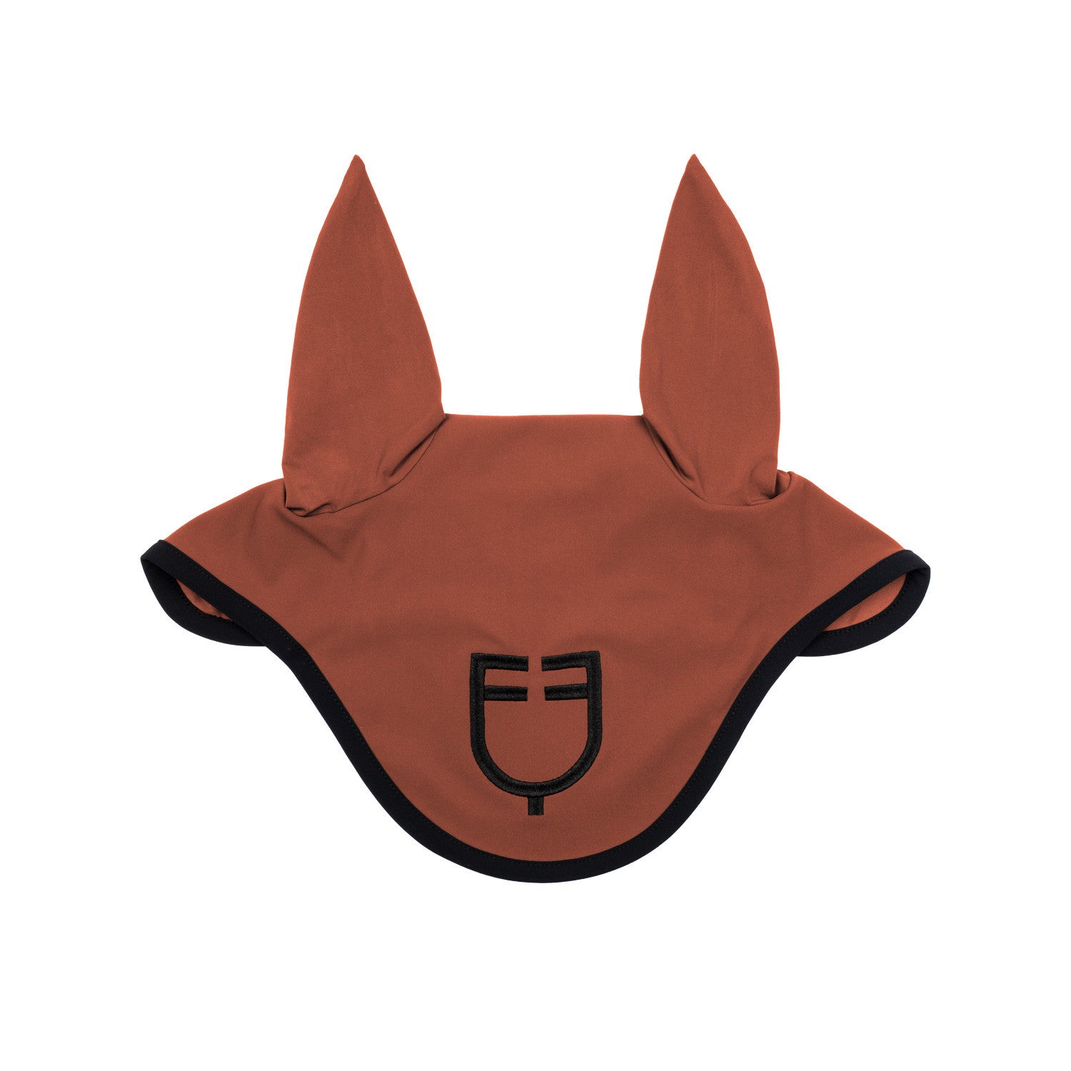 Equestro Black line edition fly veil in stretch material