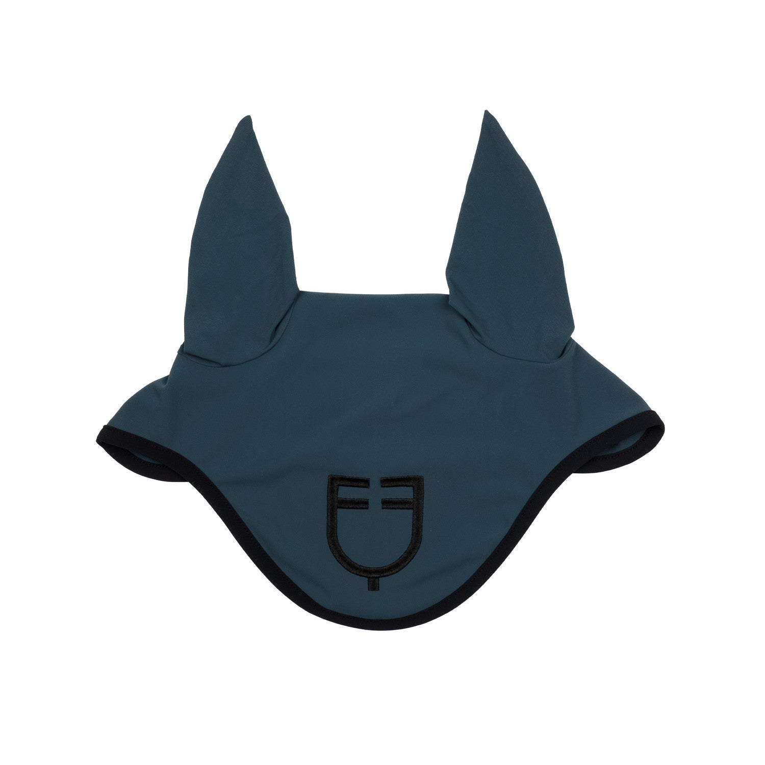 Equestro Black line edition fly veil in stretch material