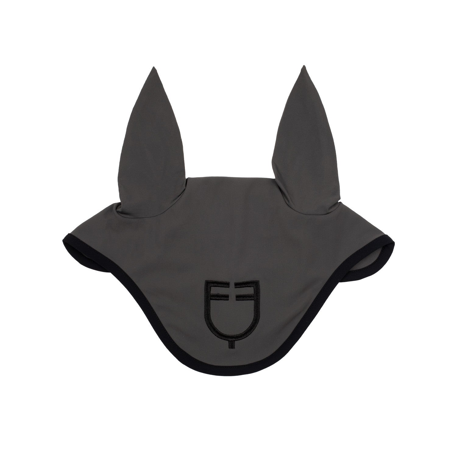 Equestro Black line edition fly veil in stretch material