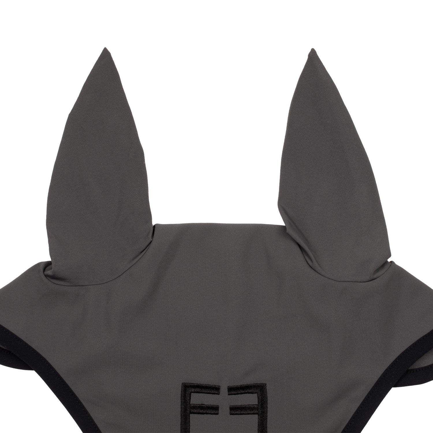 Black line edition fly veil in stretch material