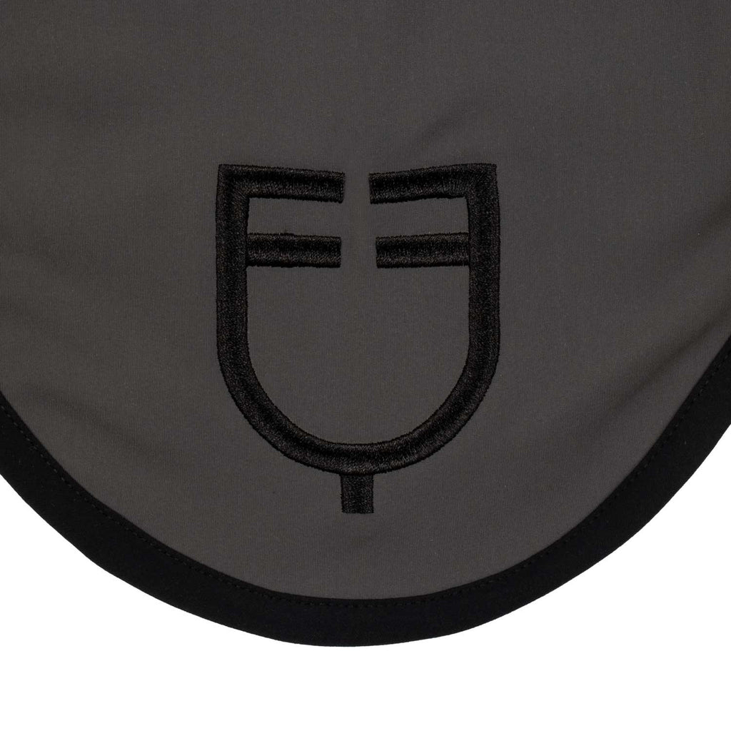 Black line edition fly veil in stretch material