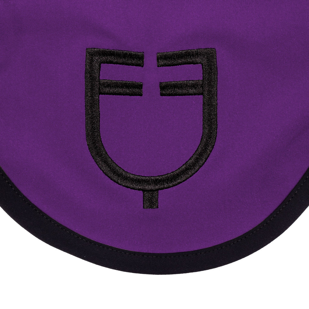 Black line edition fly veil in stretch material