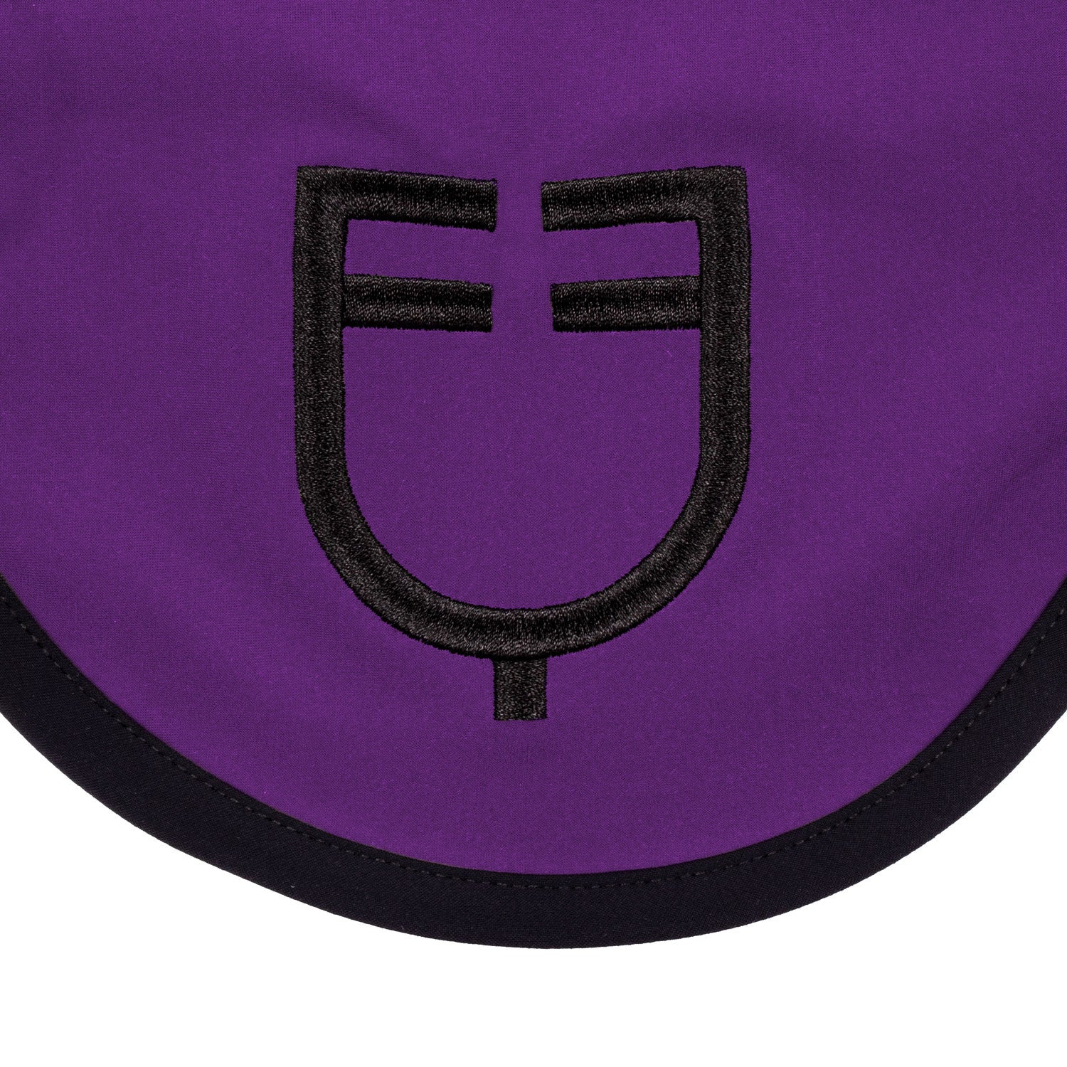 Black line edition fly veil in stretch material