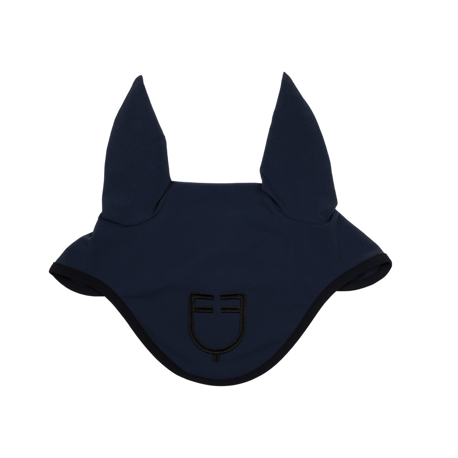 Equestro Black line edition fly veil in stretch material