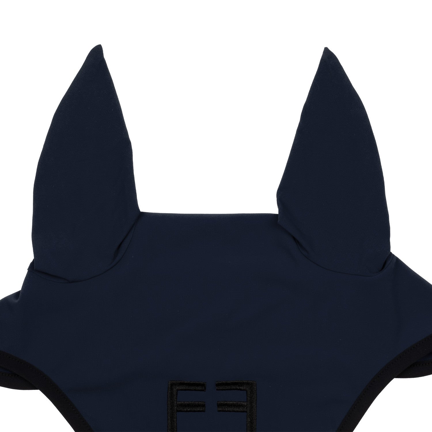 Black line edition fly veil in stretch material