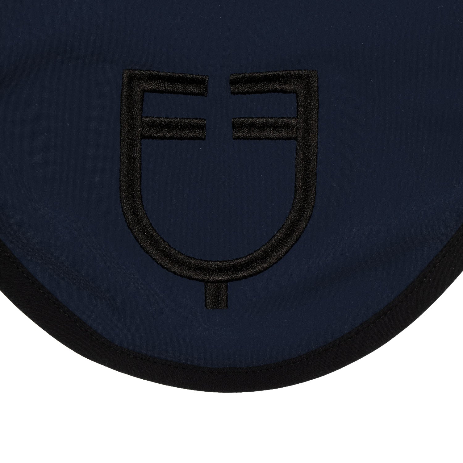 Black line edition fly veil in stretch material