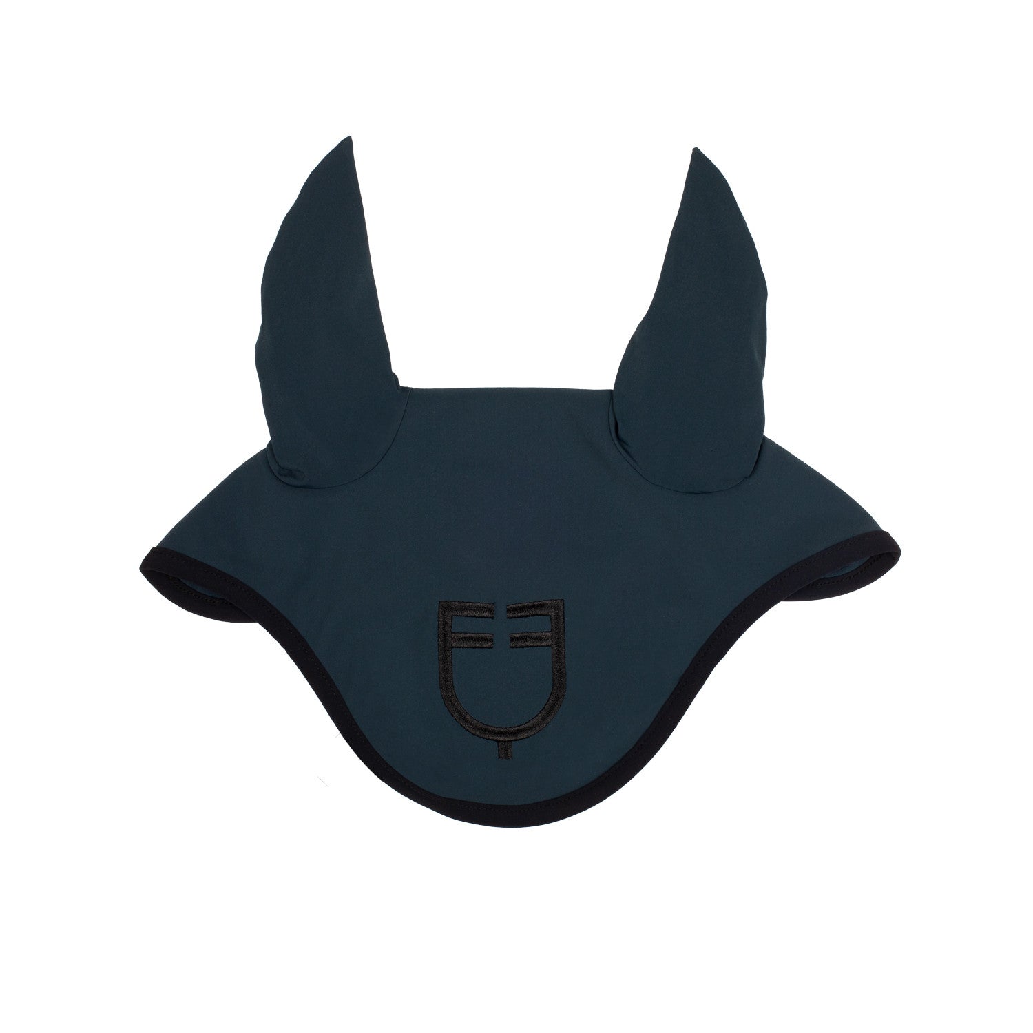 Equestro Black line edition fly veil in stretch material