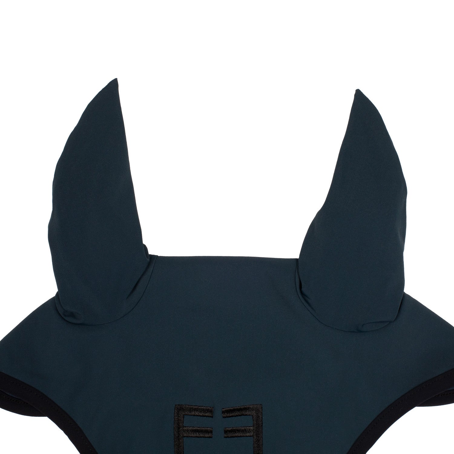 Black line edition fly veil in stretch material