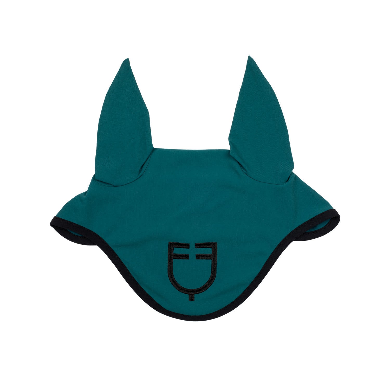 Equestro Black line edition fly veil in stretch material