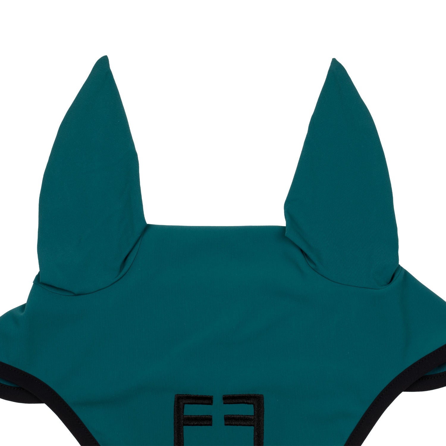 Black line edition fly veil in stretch material
