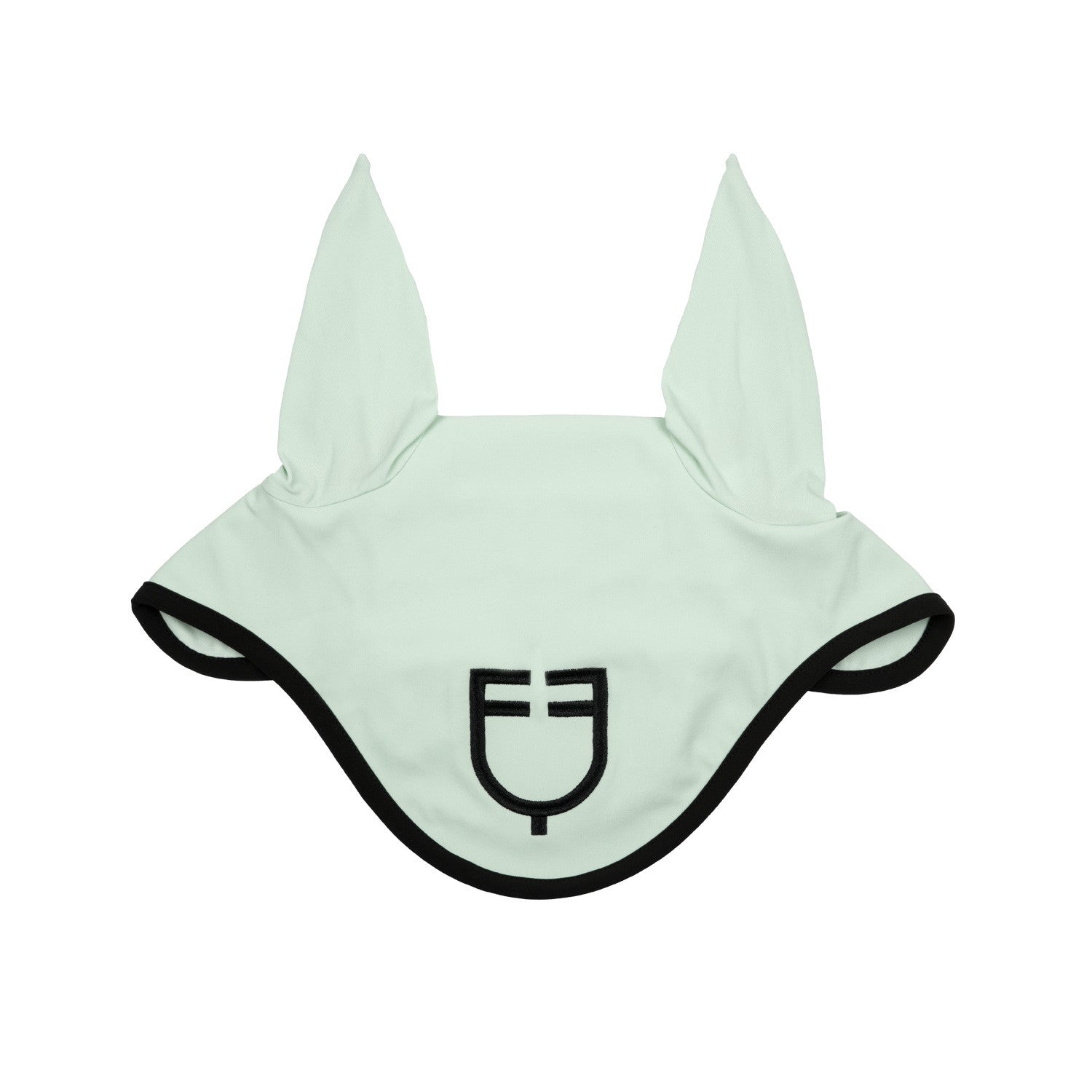 Equestro Black line edition fly veil in stretch material