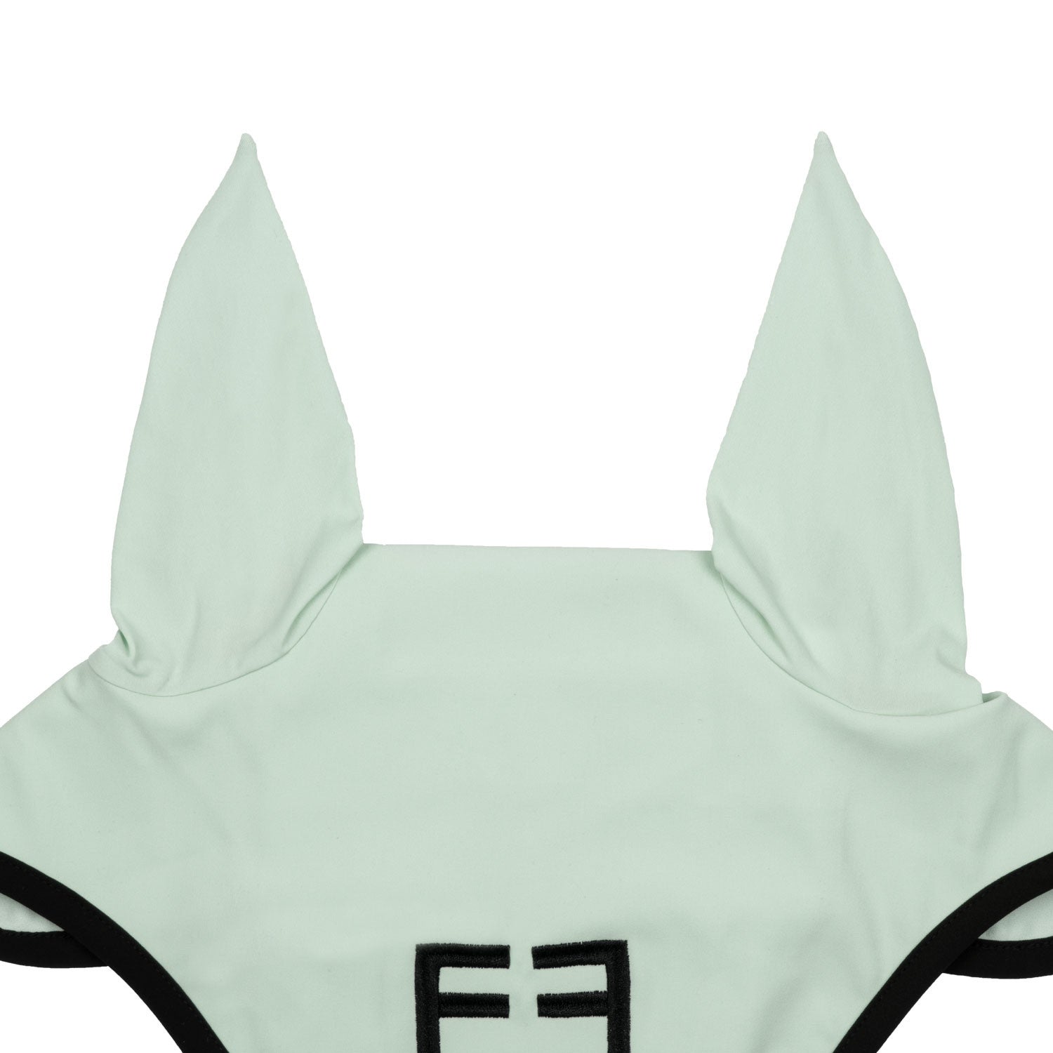 Black line edition fly veil in stretch material