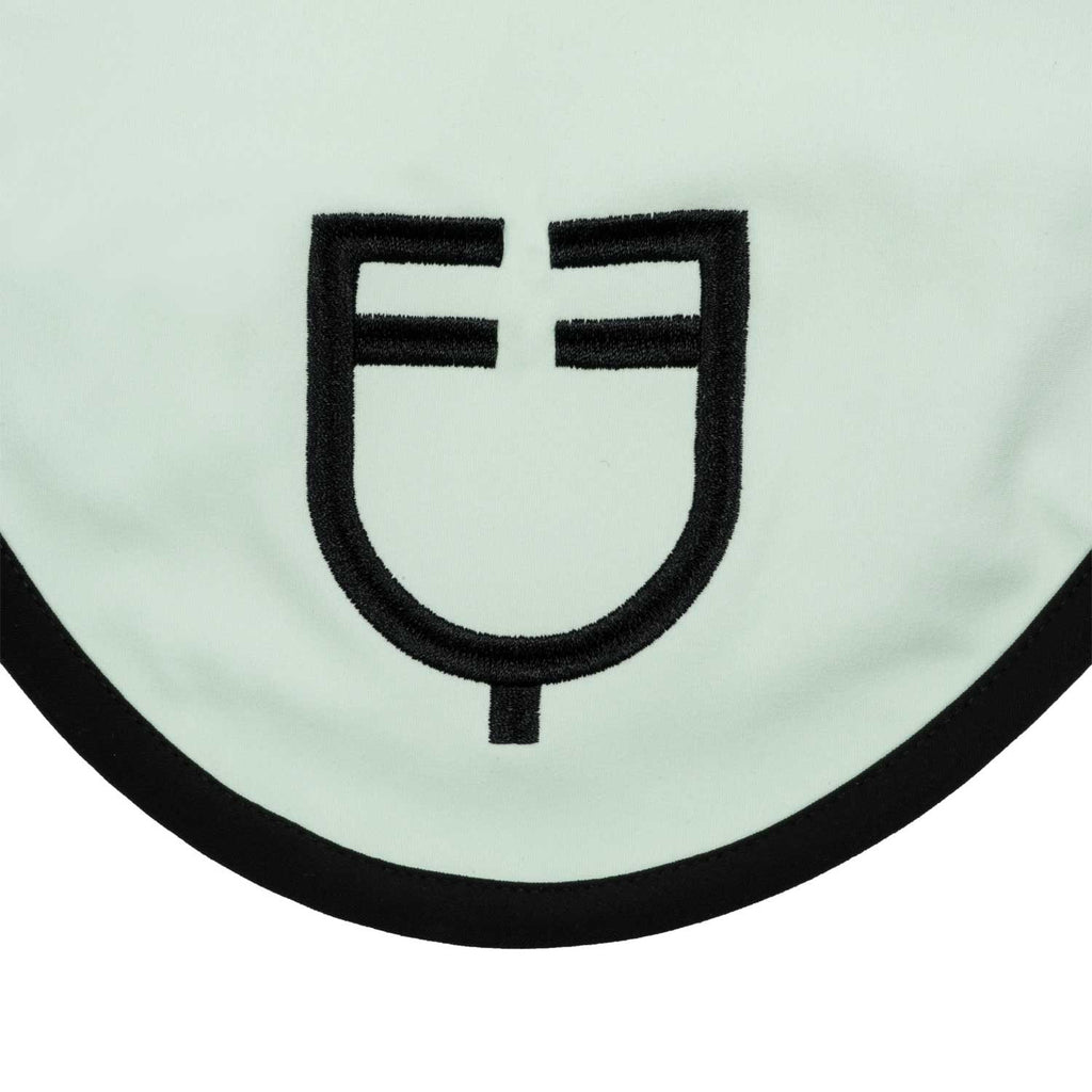 Black line edition fly veil in stretch material